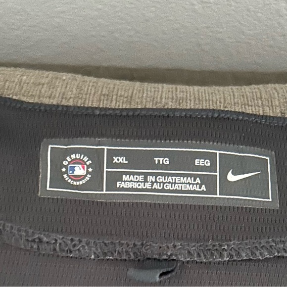 Nike Authentic Miami Marlins Luis Arraez MLB Baseball Black Jersey Men’s Sz: XXL - Picture 6 of 7